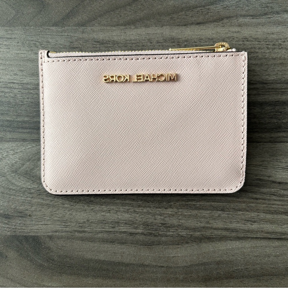Michael Kors Blush Pink Card Holder